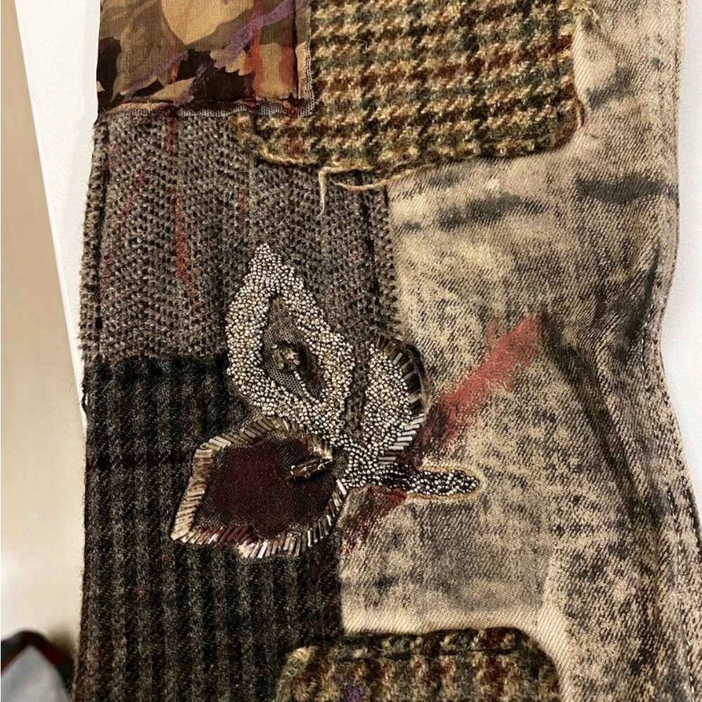 Ralph Lauren PURPLE LABEL Limited Edition Patchwork Jeans - Picture 7 of 8